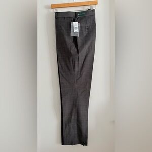 Brooks Brothers Brown Plaid Dress Pants. NWT 34x32